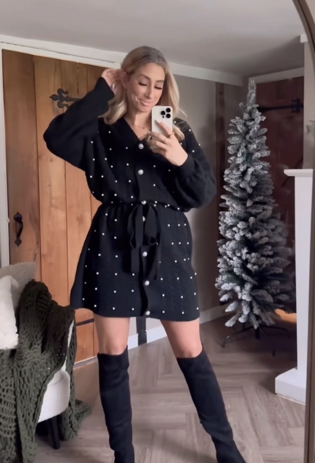 Stacey - leather and boots #hbZbf55l