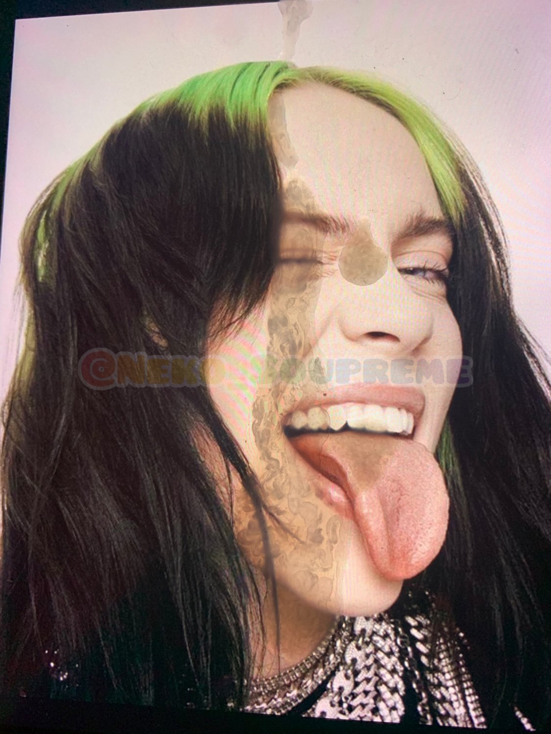 Cum Tribute #6 - Billie Eilish 💚 (Request) #R4IPksYe