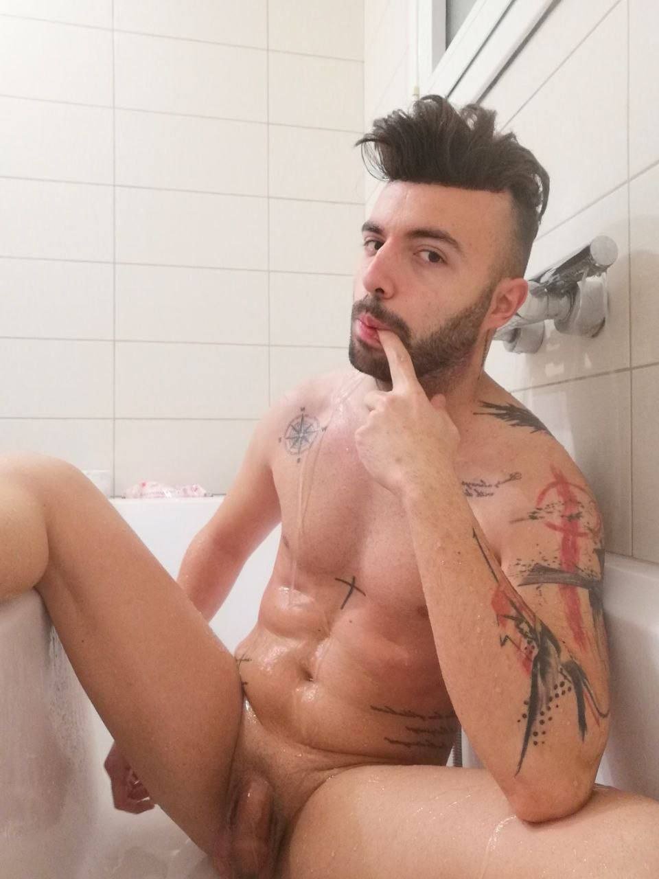 Italian tattooed faggot #xaVEFSHO