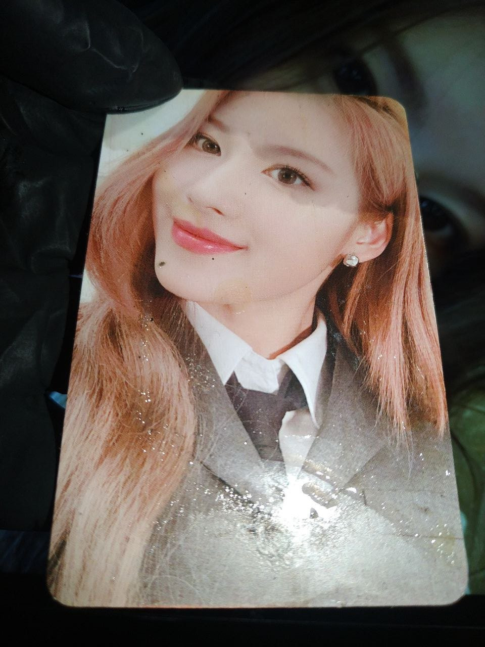 Getting TWICE Shy Sana Soaked with my Pre-Cum + Photocard Cum Tribute #vml6VJ8W