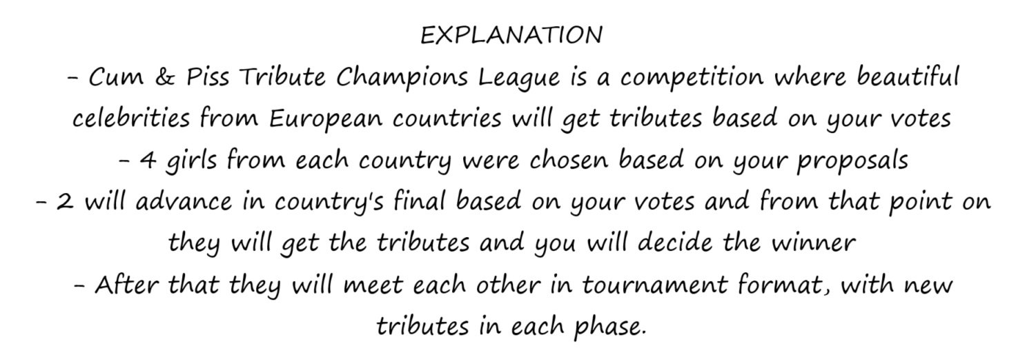 CUM AND PISS TRIBUTE CHAMPIONS LEAGUE - ROUND 1 - NATIONAL QUALIFICATIONS - HUNGARY #KKSgcA4V