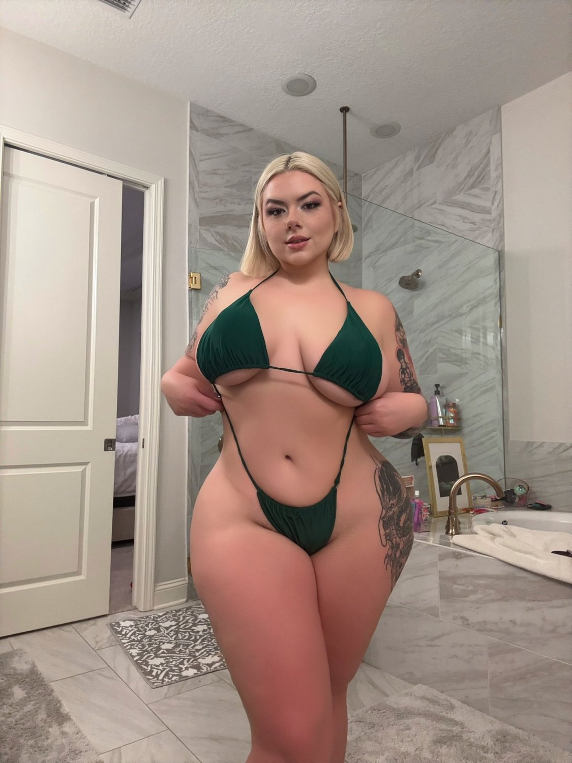 White BBW Babe with a Huge Ass #UbH9FrGT