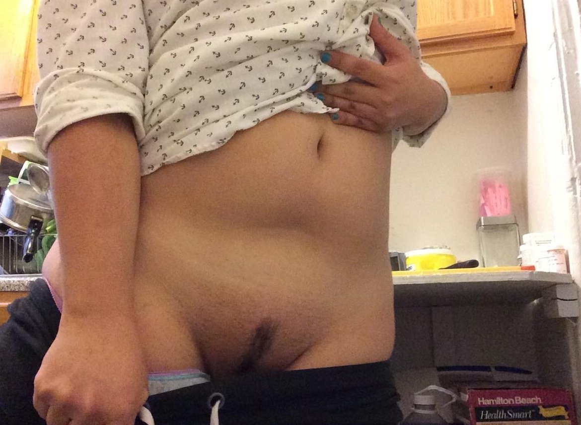She loves getting naked in the kitchen pt 1 #LqgjcSjA
