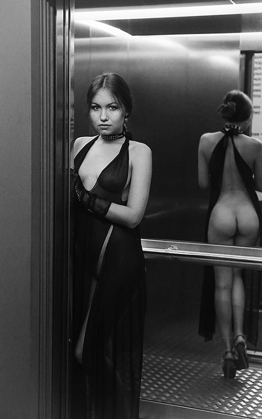 Girls Fascination With Exposing In Elevators Can Be Very Exciting #YSVOtqM6