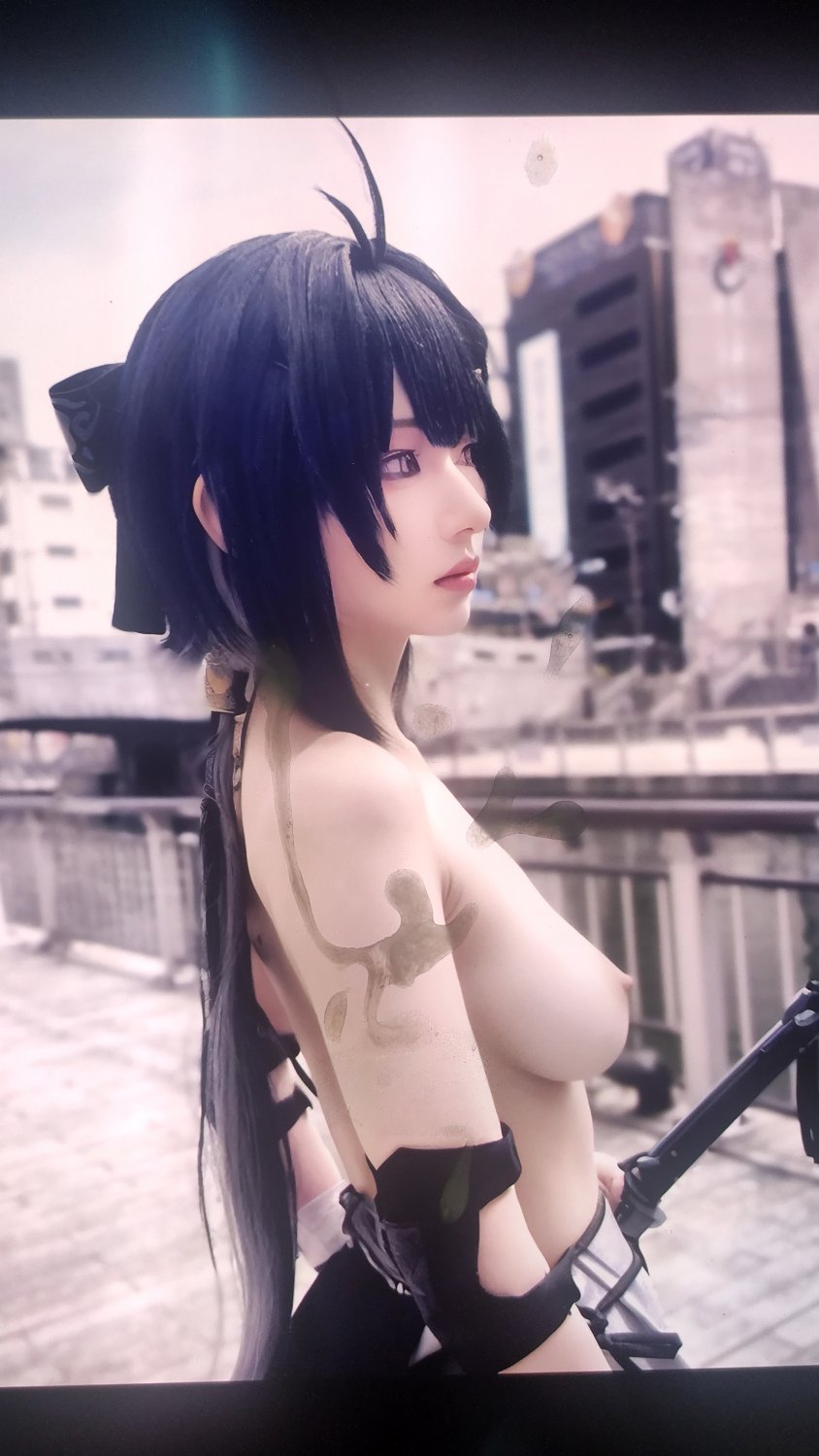 Cumtribute Cosplayer 月海つくね (Cosplay Rover Wuthering Waves)#6 #sO4wfjRn